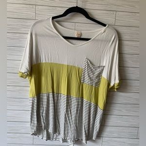 7th Ray short sleeve blouse with pockets